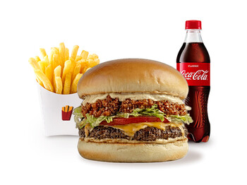 Halz MENU (1 Halz Burger + 1 Fries + 1 Kola və ya 1 Limonad)